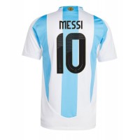 Camiseta Argentina Lionel Messi #10 Primera Equipación Copa America 2024 manga corta